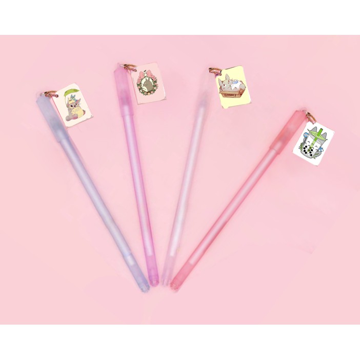 Bút totoro sổ treo BST18 bút gel viết cute thần tượng hoạt hình
