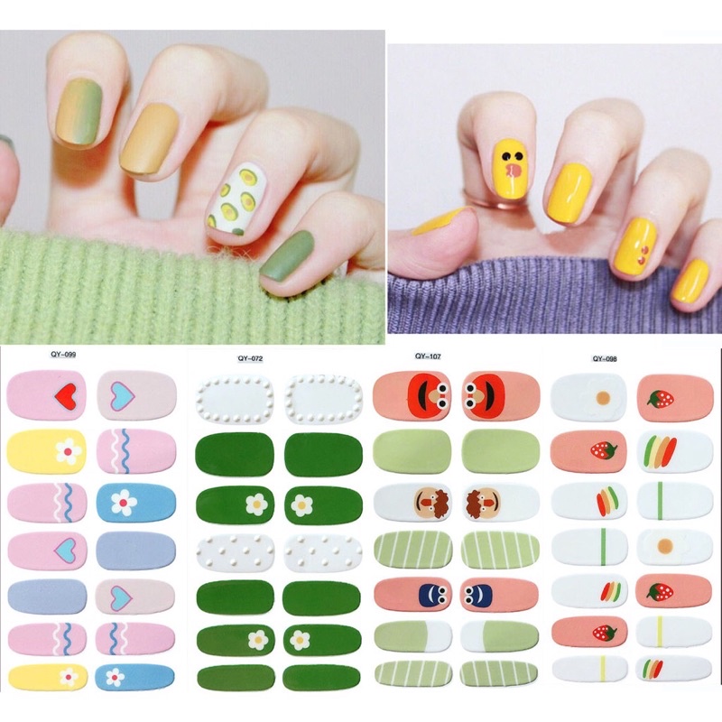 Miếng dán móng tay thời trang, dễ thương - Phần 4