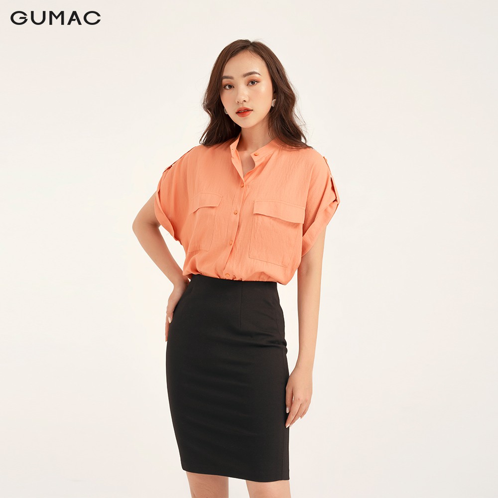 Chân váy nữ dáng bút chì GUMAC màu đen đủ size, thiết kế basic thanh lịch VB127 | BigBuy360 - bigbuy360.vn