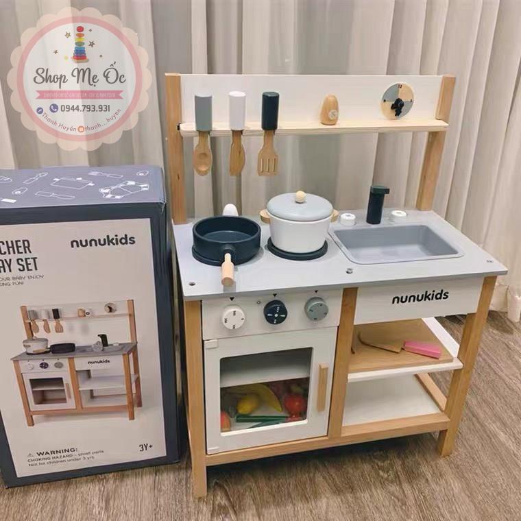 Đồ chơi gỗ - Đồ chơi nhà bếp Nunukids cao 73cm