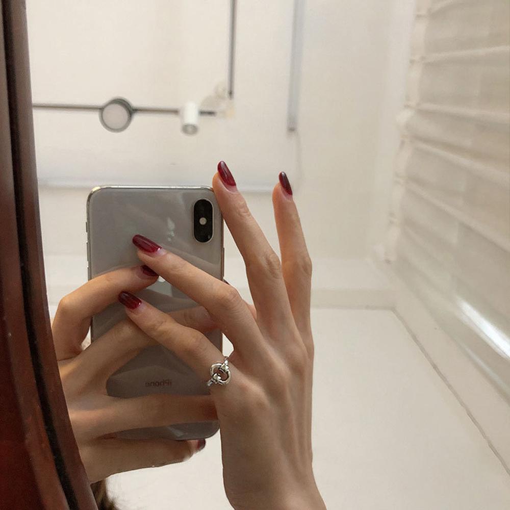 Nhẫn Hở VANES1 Họa Tiết Mặt Cười Và Thánh Giá Thời Trang Cho Nữ