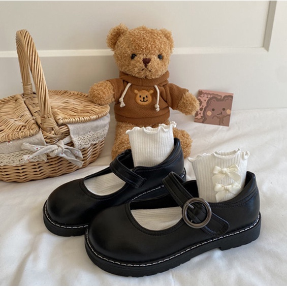 Giày Lolita Nữ Đế Bằng 3cm Giày OXFORD Cao Cấp Phong Cách Vintage   MJ02-Molita