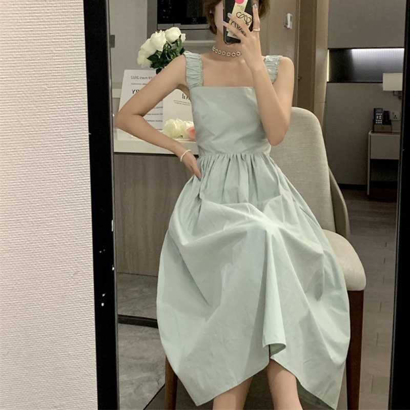 Đầm IELGY cổ vuông phong cách Pháp thời trang cho nữ