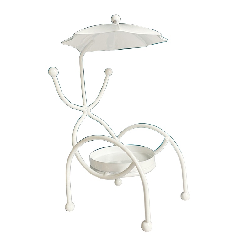 Giá Đỡ Nến Hình Ghế Bãi Biển Mini Bằng Sắt Rèn Luyện Trang Trí Nhà Cửa / Sự Kiện