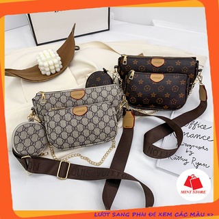 Túi Đeo Chéo Nữ Cá Tính Set 3in1, Túi Xách Nữ Hot Trend 2021 PK 197