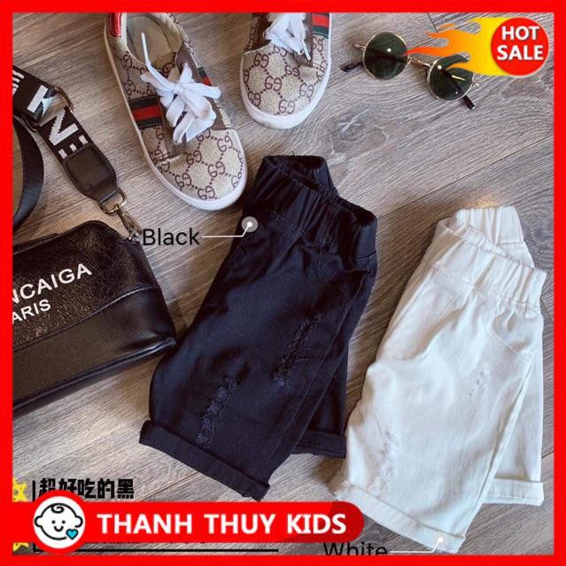 " HOT HOT " Quần kaki 2 màu đen trắng cho bé trai - " THANH THUY KIDS "