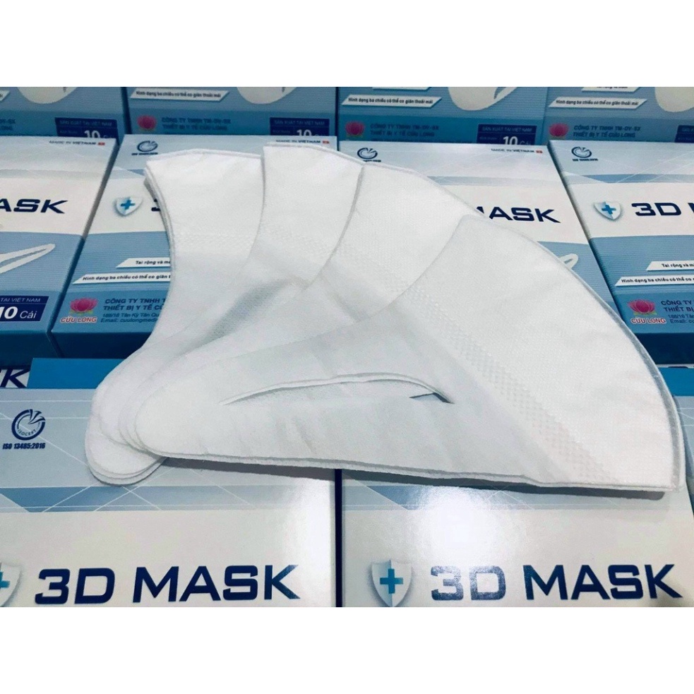 Khẩu trang 3D MASK, khẩu trang diệt khuẩn ,chống bụi cao cấp hộp 10 cái/// | BigBuy360 - bigbuy360.vn