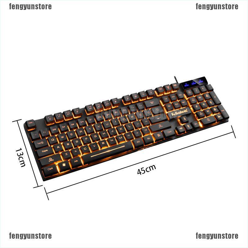 Bộ Bàn Phím Và Chuột Chơi Game Có Dây Km320 104 Phím Rgb