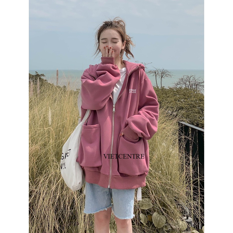 Áo Khoác Hoodie Form Rộng RAMPAGE Khóa Kéo Unisex Hot Trend - VIETCENTRE | BigBuy360 - bigbuy360.vn