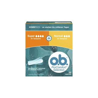 Băng vệ sinh tampon ob Đức size super mix normal 56st