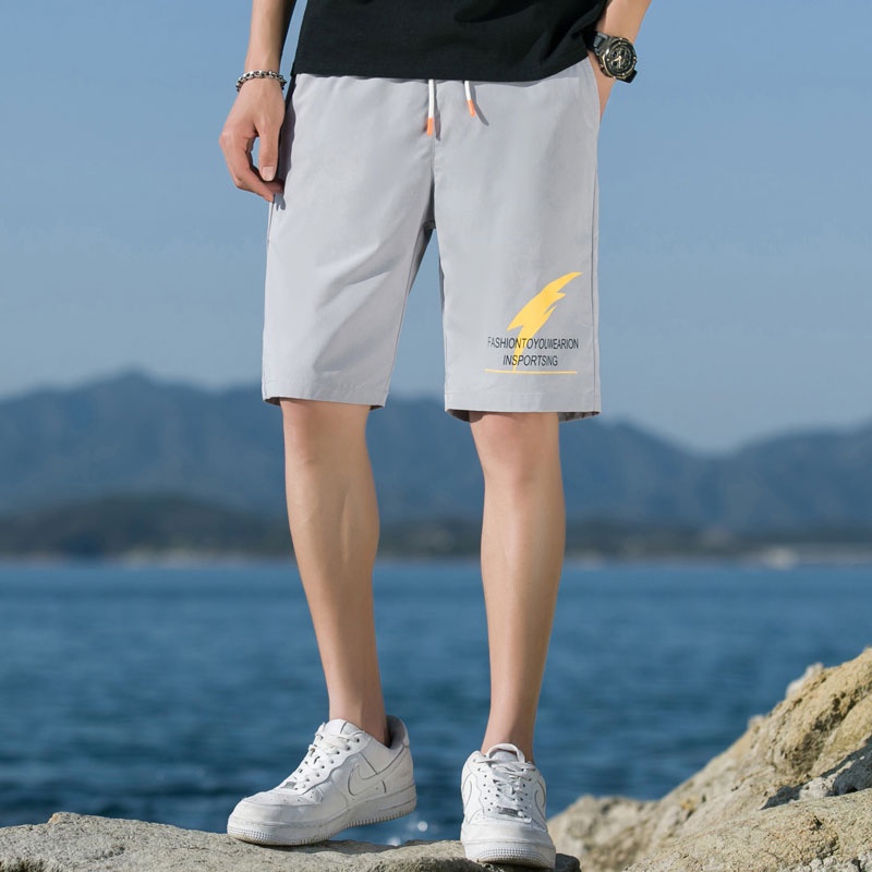 Quần Short Thể Thao Ống Rộng Thời Trang Hàn Quốc Dành Cho Nam