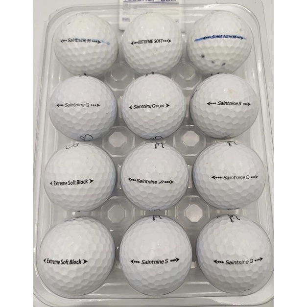 Túi 12 bóng golf Saintnine new 90-95%