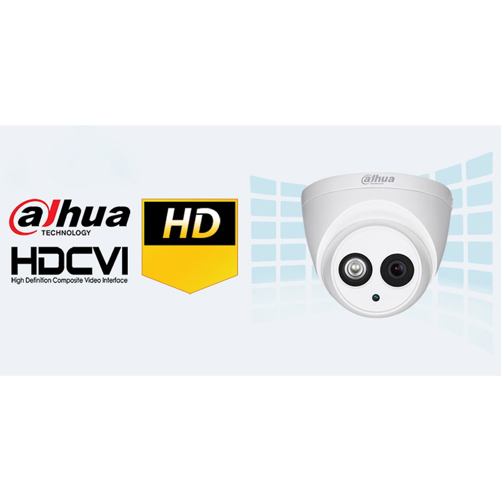Camera Dome 2MP 1080P tích hợp mic Dahua DH-HAC-HDW1200EMP-A-S5 chính hãng DSS Việt Nam