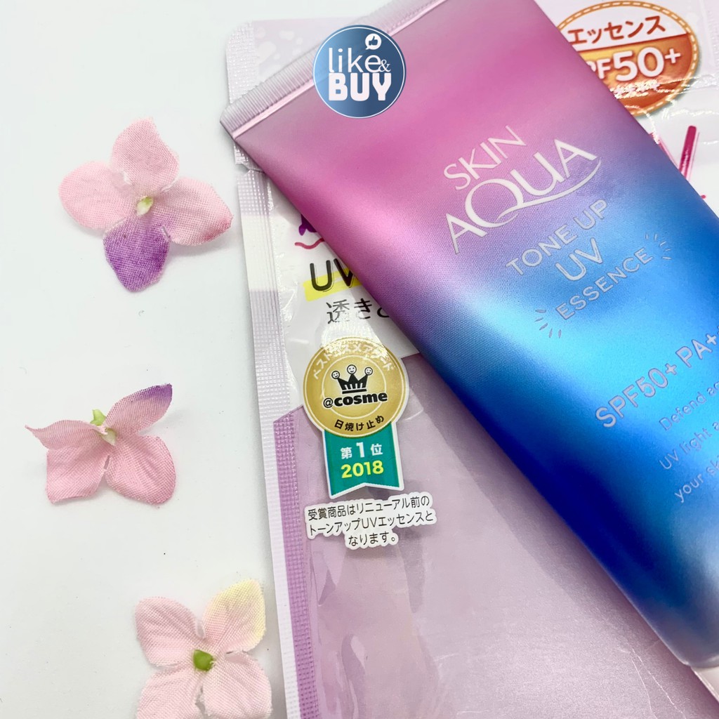 Kem chống nắng không cồn Skin Aqua Tone Up UV SPF50+ nâng tone - hàng nội địa LikeandBuy