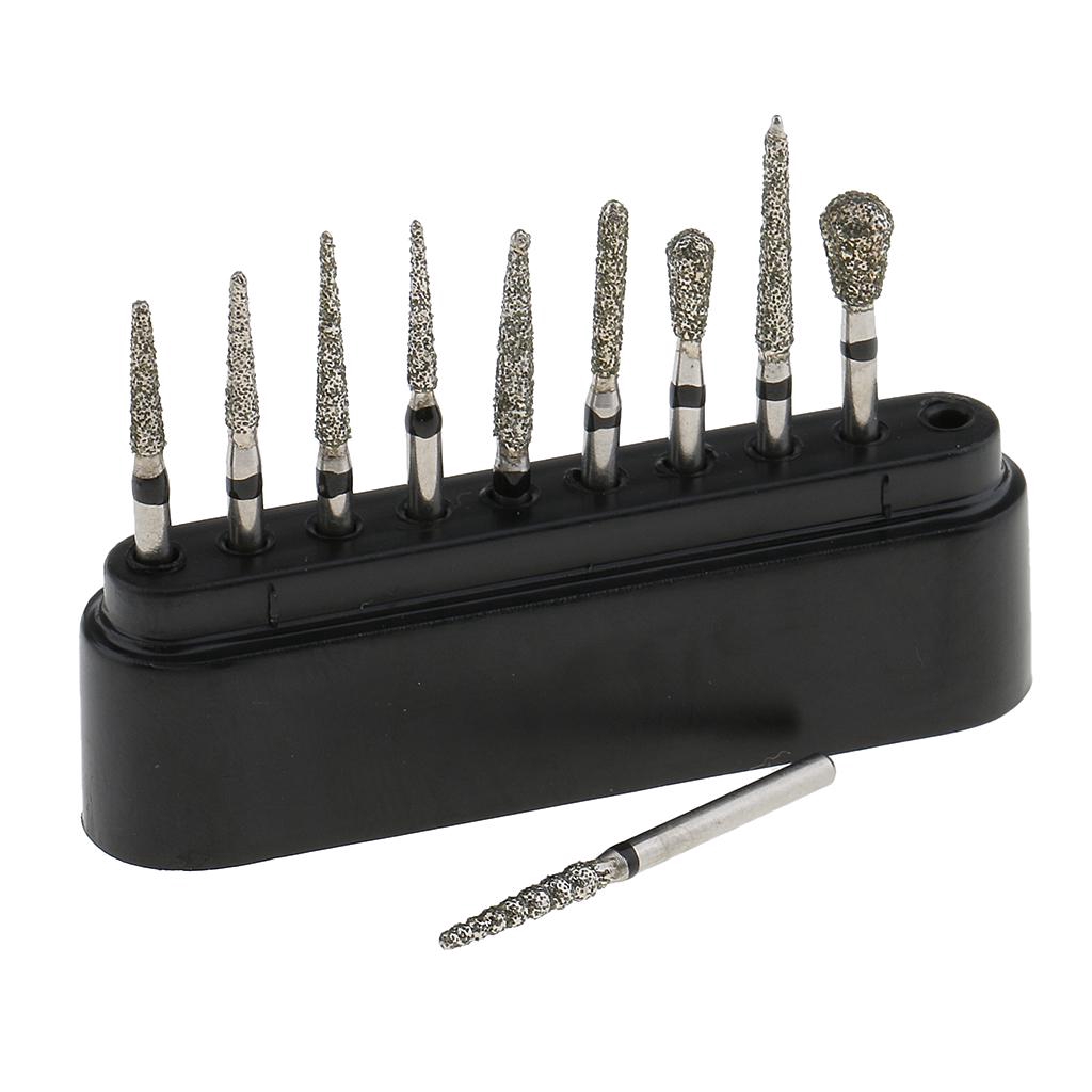 Set 10 đầu mài đánh bóng răng chuyên nghiệp tốc độ cao FG 1.6mm