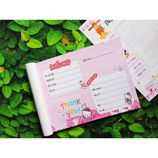 [CÓ SẴN] Phiếu ship hàng hình kitty dễ thương