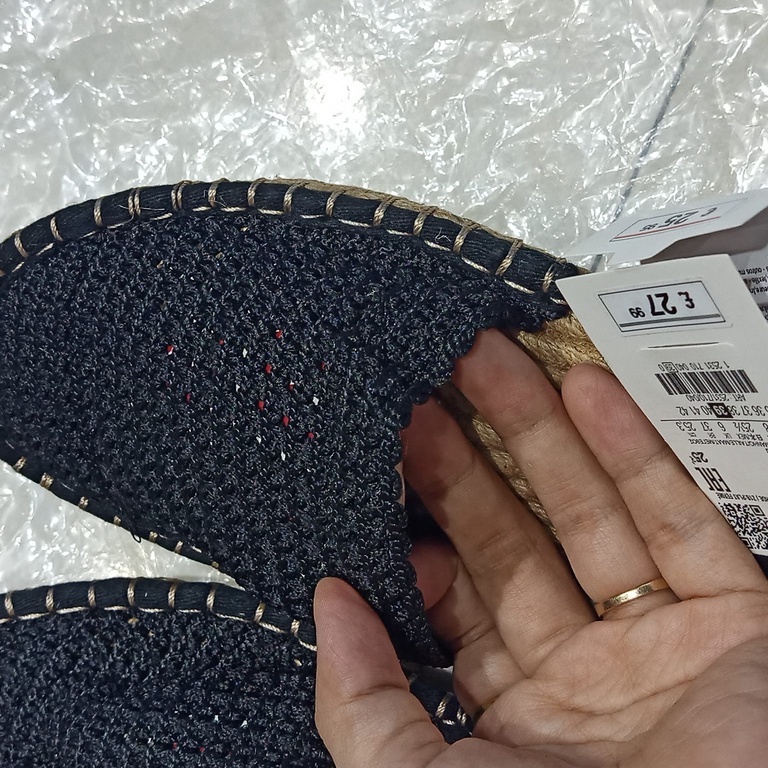 Sandal đế cói ZARA Authentic dây dan chắc chắn trẻ trung dễ phối đồ