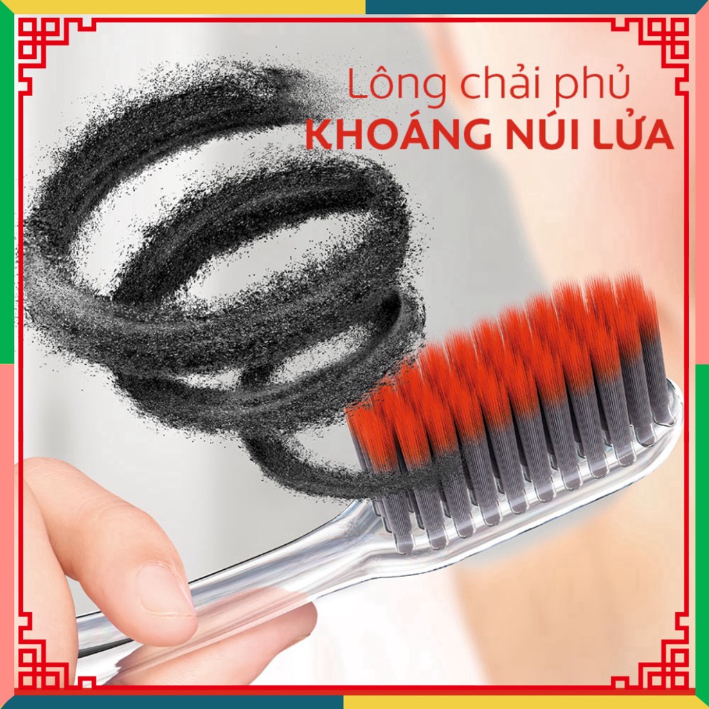 Bàn chải đánh răng Colgate SlimSoft Advanced khoáng núi lửa nhão nhoẹt mảnh dưỡng nướu
