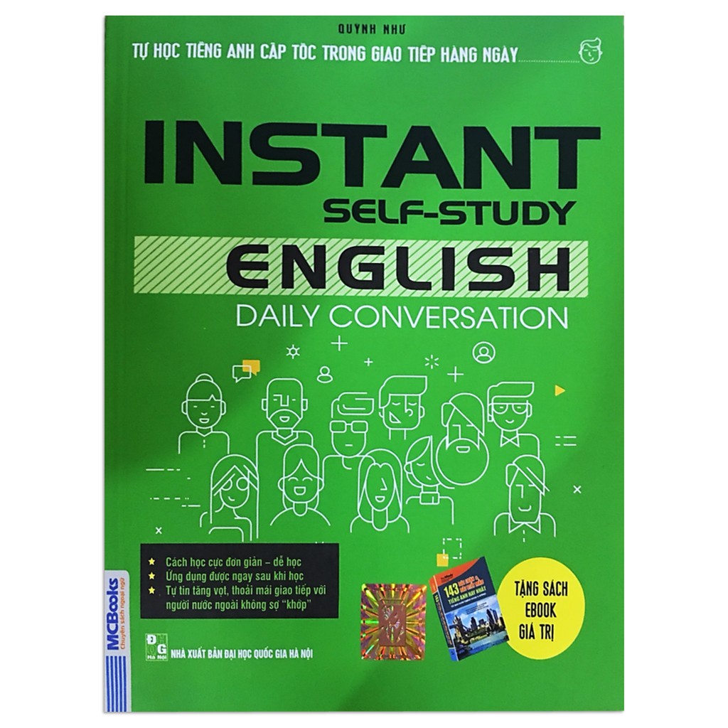 Sách - Tự Học Tiếng Anh Cấp Tốc Trong Giao Tiếp Hàng Ngày - Instant Self-Study English Daily Conversation