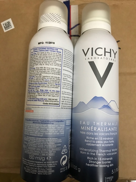 Xịt Khoáng Vichy Mineralizing Thermale Water 50ml, 150ml và 300ml | WebRaoVat - webraovat.net.vn