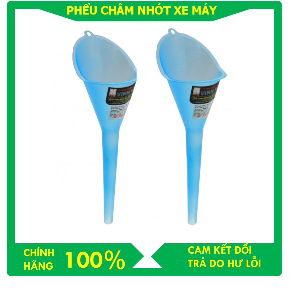 Phễu,Quặng thay nhớt xe máy, ô tô nhựa PP (màu ngẫu Nhiên), Giúp sử dụng nhiều lần, lâu dài.