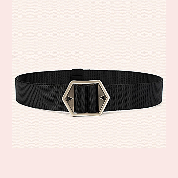 Thắt lưng nam chất liệu vải dù PE-Size 3.5 x 115cm dày 0.25 cm - Khóa kim hình lục giác - phong cách phượt