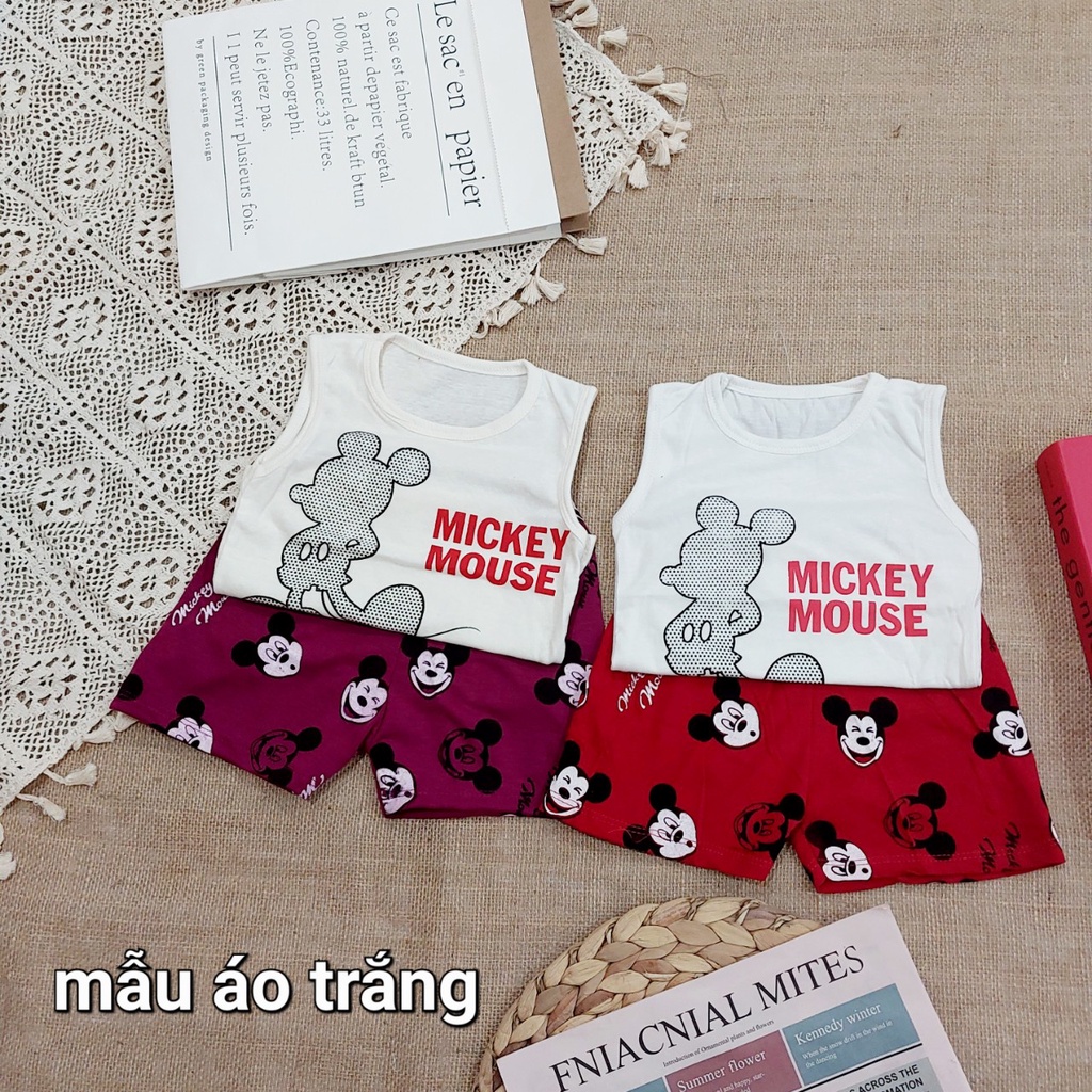 (8-18kg) Bộ Quần Áo Trẻ Em 3 Lỗ In Hình TTR57 Đồ bộ bé trai