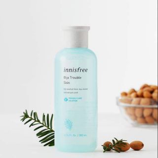 [Tone_nuớc hoa hồng] trị mụn innisfree bija trouble skin