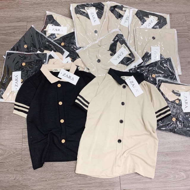 Áo len cổ polo