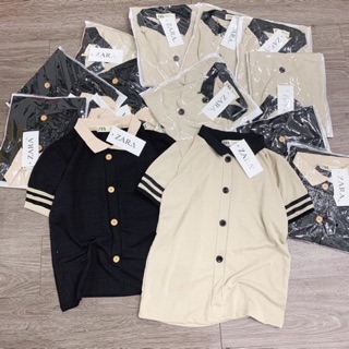 Áo len cổ polo