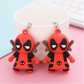 Móc khóa Deadpool kèm dây.