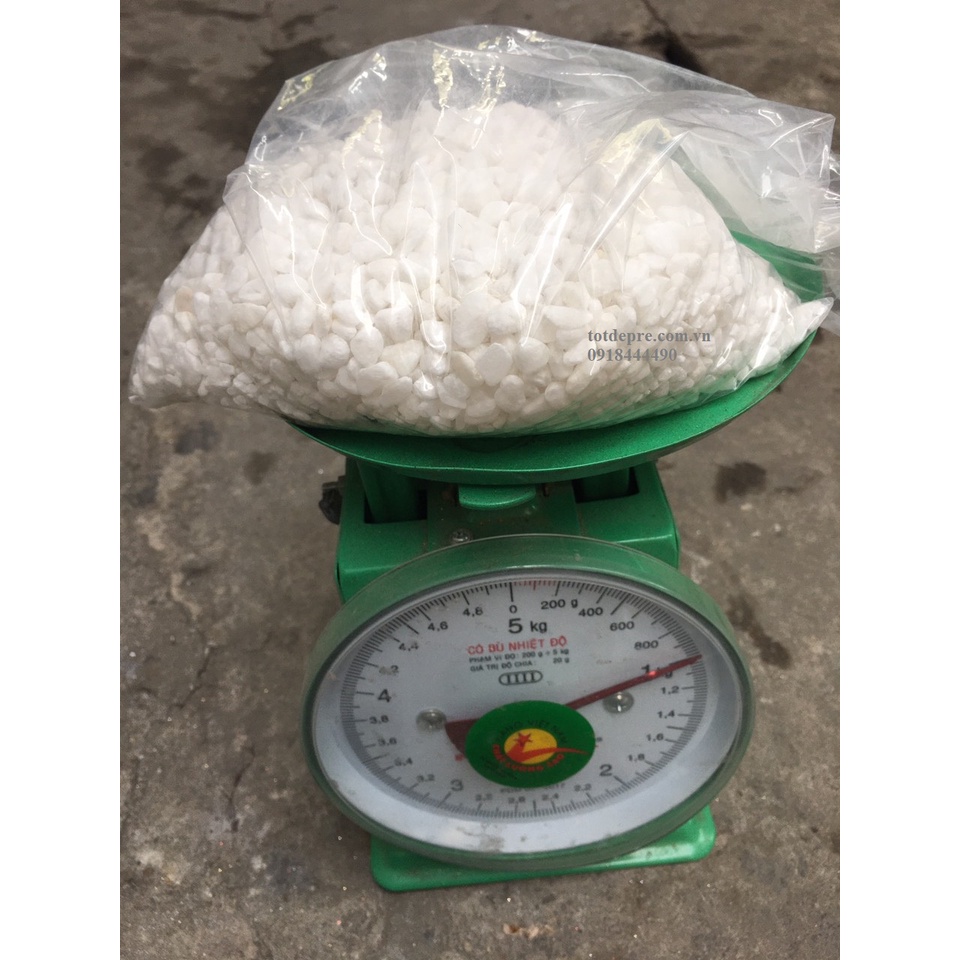 1kg Đá trang trí tiểu cảnh - đá nhỏ trang trí gốc cây hoa