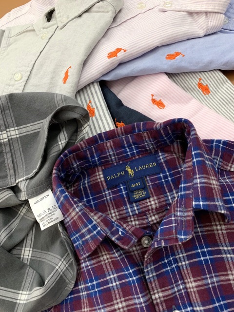 Áo sơ mi Polo bé trai hàng dư xịn