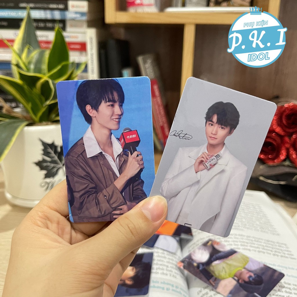 Bộ Card Cứng In Hình Ca Sĩ Vương Tuấn Khải TFBoys Bo Góc Sang Trọng – Quà Tặng CPOP