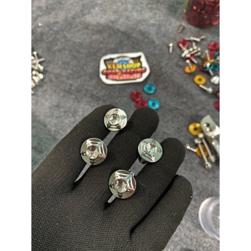 Combo 4 Ốc Salaya Gắn Tay Sách Wave 50/100/110