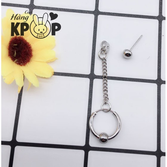 Khuyên tai nam jin Kpop bán theo chiếc