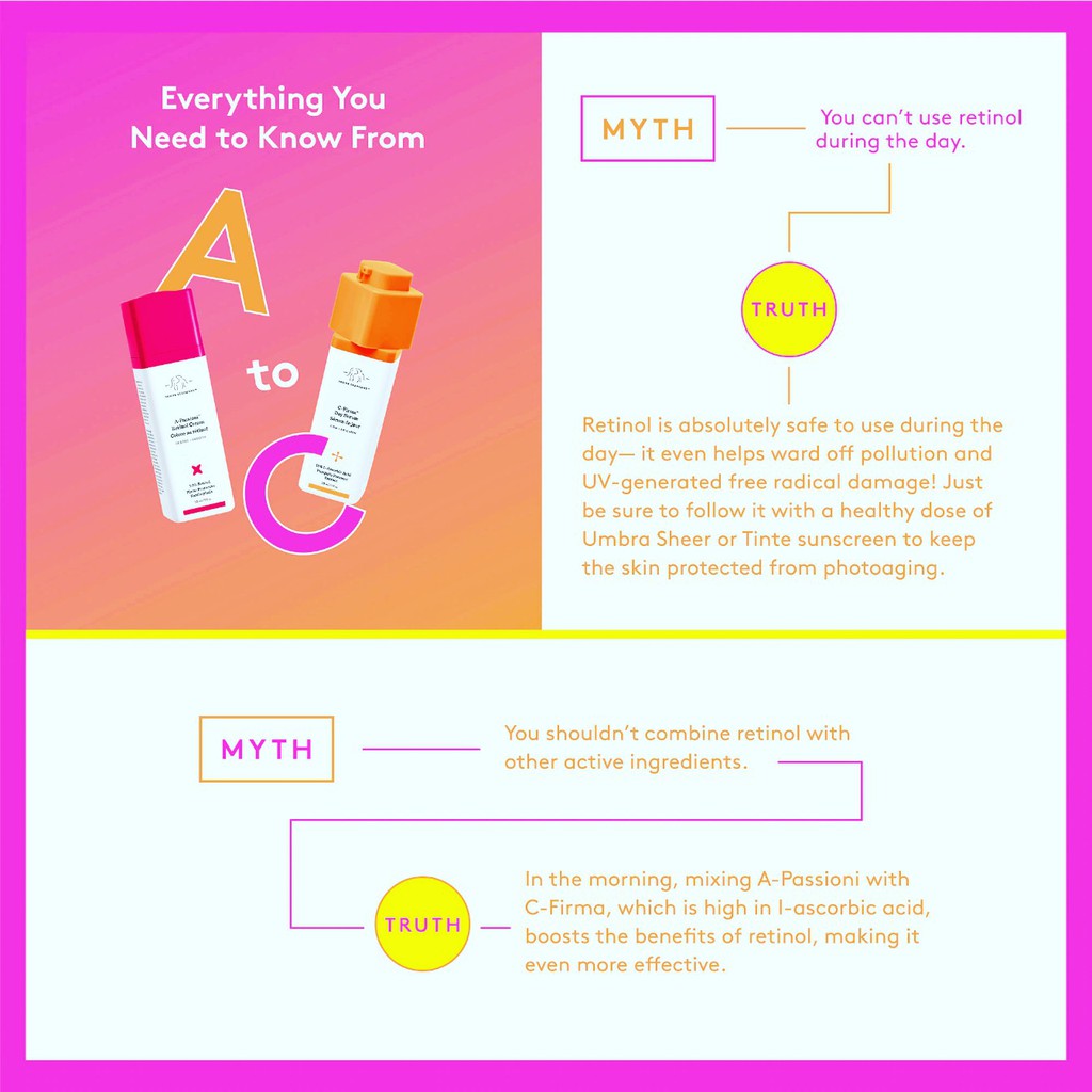 Drunk Elephant (5/10/30ml) Kem dưỡng A Passioni Retinol Cream chống lão hóa