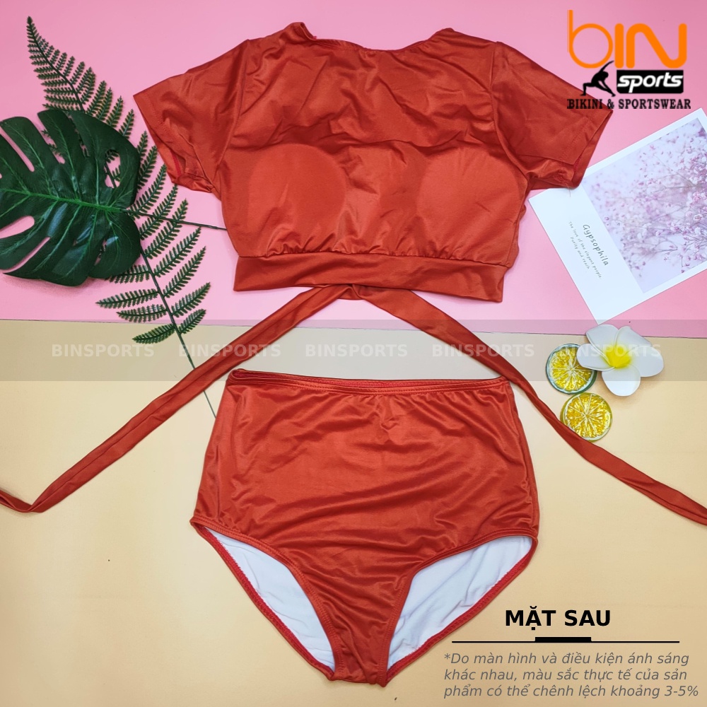 Bikini Nữ Hai Mảnh Aó Crop Freesize Bin Sports BHV022