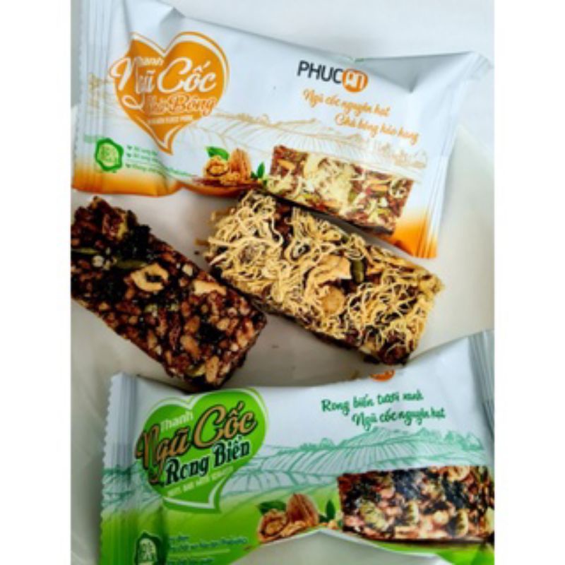 (Không đường)Thanh Ngũ Cốc Gạo Lứt  Ăn Kiêng hộp 5 thanh _110gr