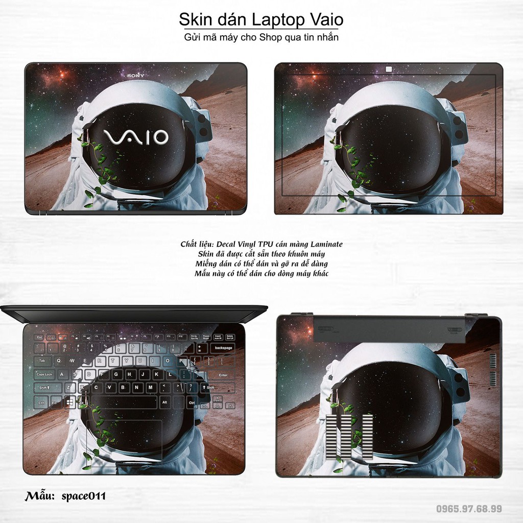 Skin dán Laptop Sony Vaio in hình không gian _nhiều mẫu 2 (inbox mã máy cho Shop)