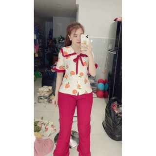 Đồ bộ đũi xốp hình trái đào