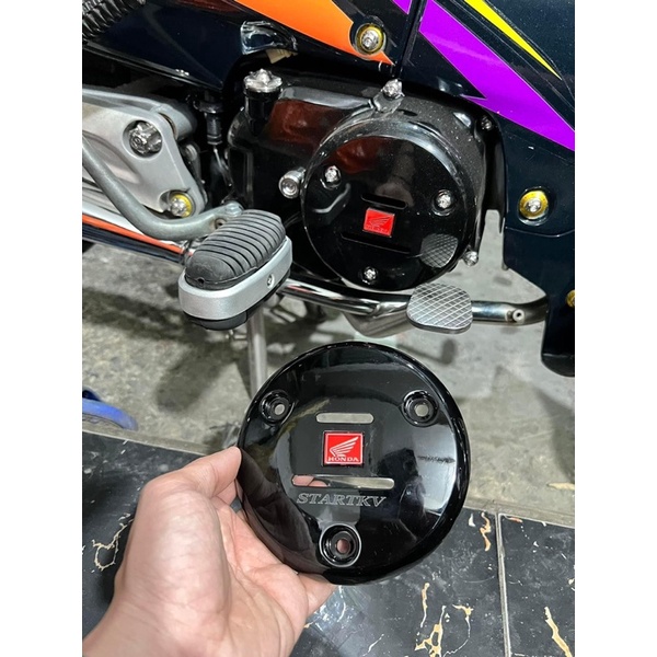 Nắp nồi 3 lỗ luôn tem honda đỏ cho xe Wave