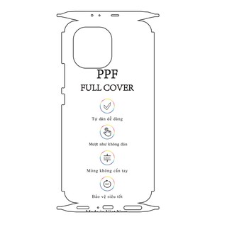 Dán dẻo ppf xiaomi mi 11 mặt sau full viền