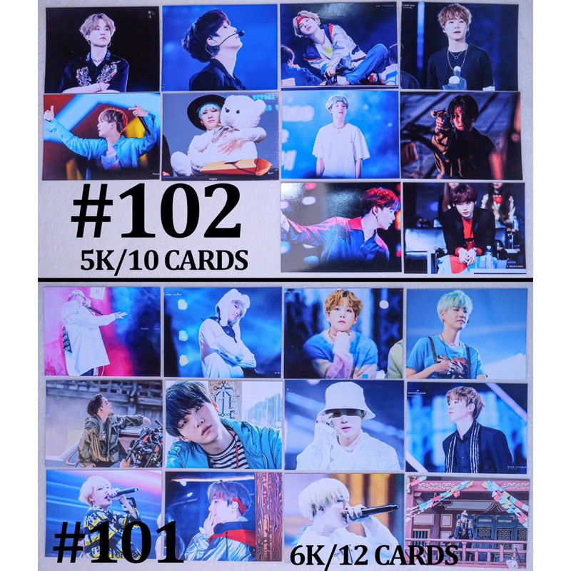 (Có sẵn) Sale set card  SUGA BTS 6 | BigBuy360 - bigbuy360.vn