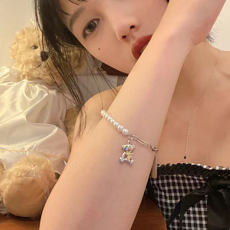 Vòng Đeo Tay Dây Đôi Mặt Hình Bướm Thời Trang Cho Nữ