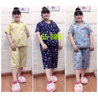 Bộ kate BIGSIZE 65-85kg lửng
