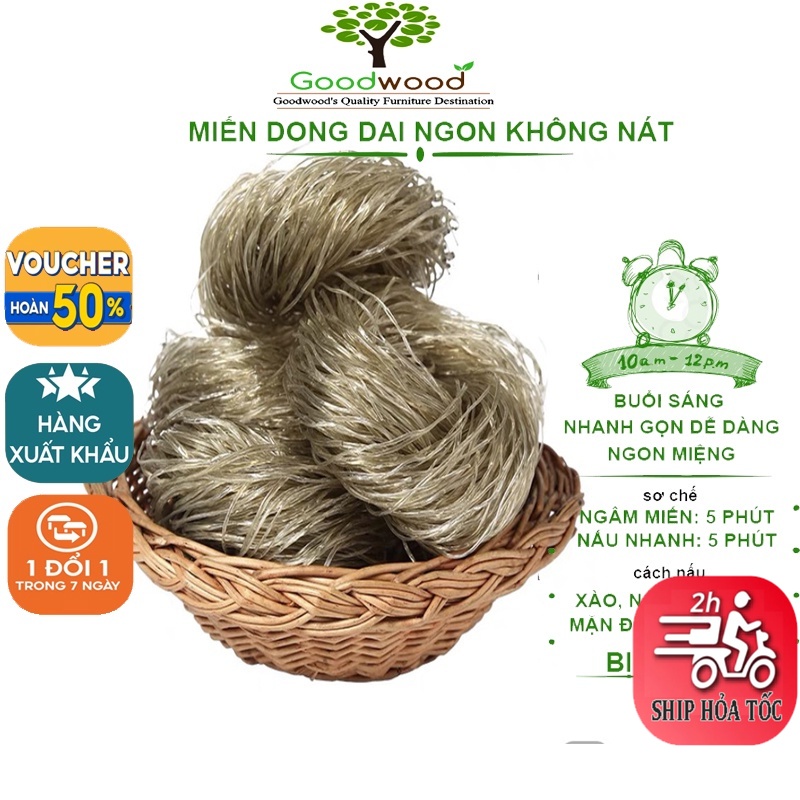500 Gram Miến ngon Thượng Hạng đặc sản khô sạch không hoá chất, sợi miến dai ngon không bết dính, không gãy vụn