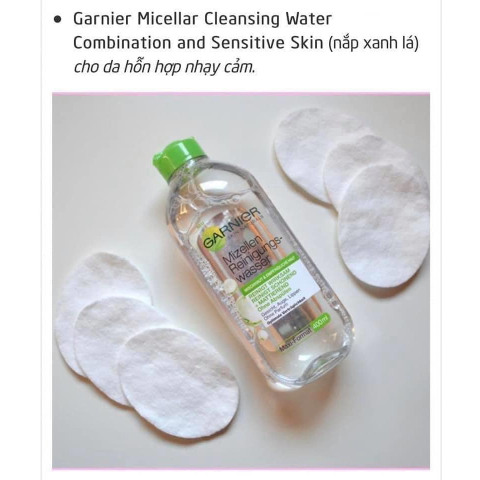 Tẩy trang GARNIER Pháp, Nga 400ml