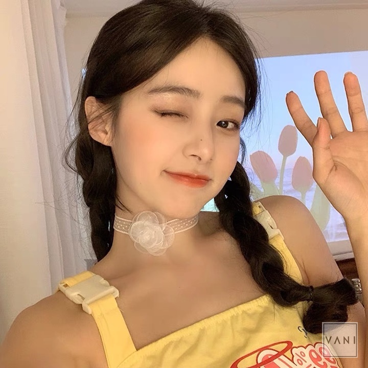 Vòng Tay Choker Hoa Ren Trắng - Vani Store [PKTT0011]