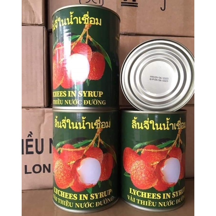 Vải thiều ngâm đường hộp 565g